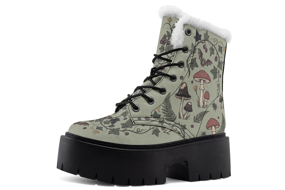 Ivy Wings Platform Winter Boots