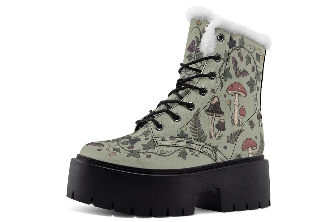 Ivy Wings Platform Winter Boots