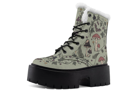Ivy Wings Platform Winter Boots