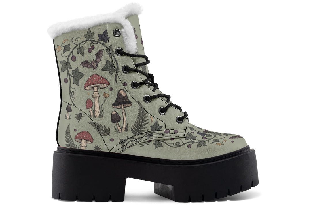 Ivy Wings Platform Winter Boots