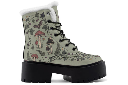Ivy Wings Platform Winter Boots