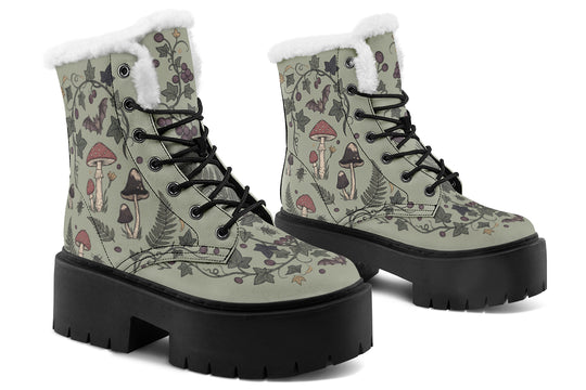 Ivy Wings Platform Winter Boots