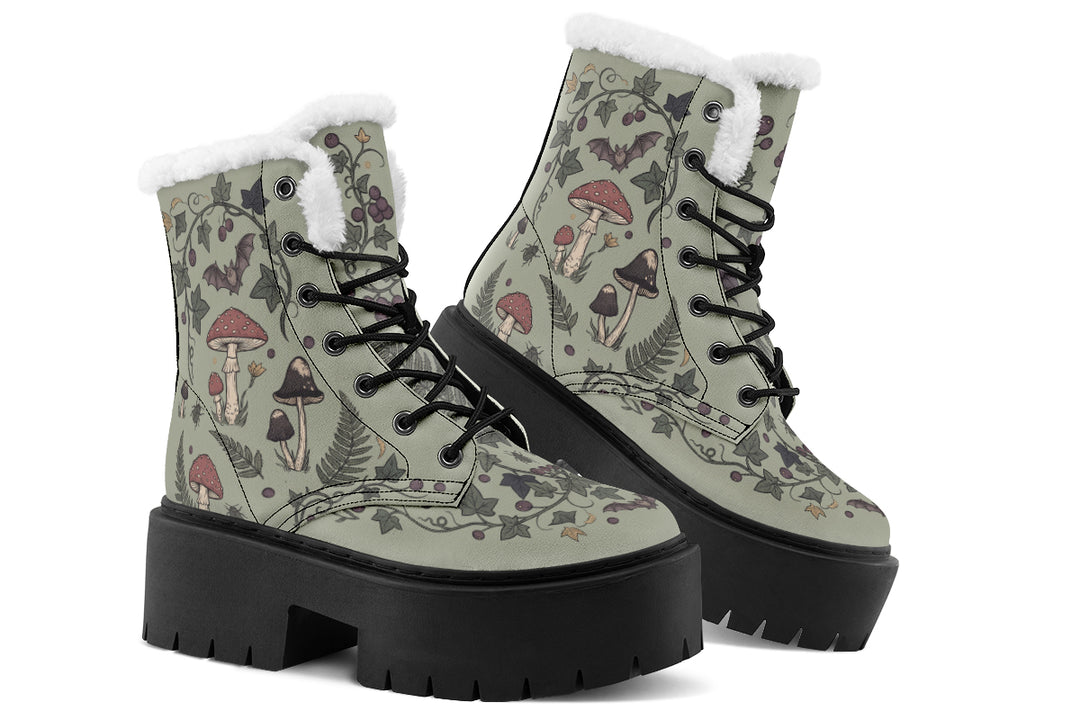 Ivy Wings Platform Winter Boots