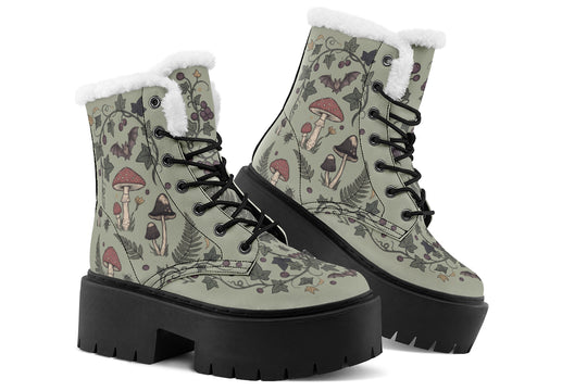Ivy Wings Platform Winter Boots