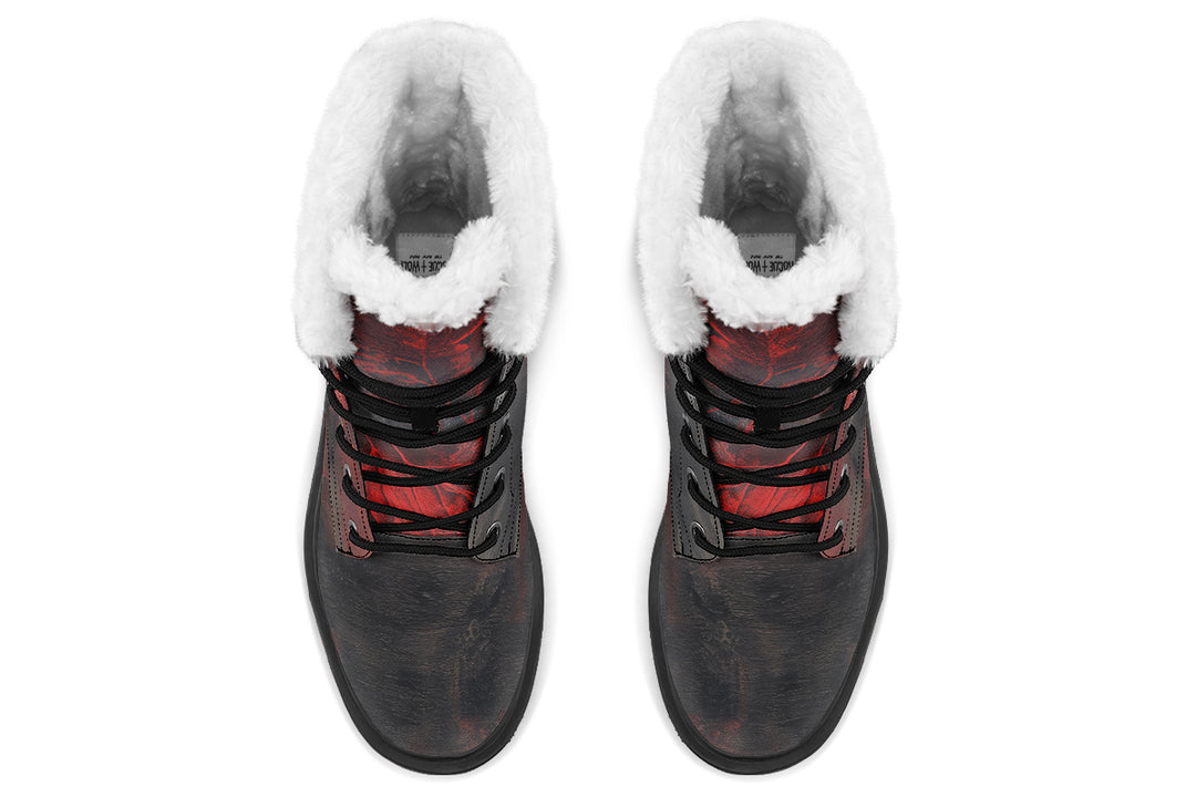 Molten Obsidian Platform Winter Boots