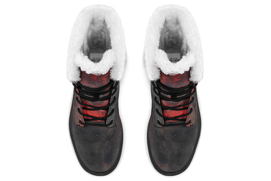 Molten Obsidian Platform Winter Boots