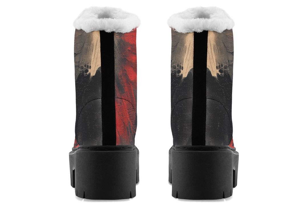 Molten Obsidian Platform Winter Boots