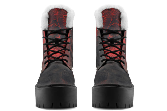 Molten Obsidian Platform Winter Boots