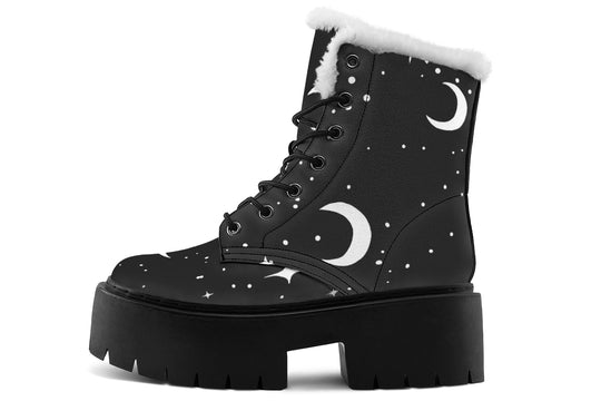 MoonDust Platform Winter Boots