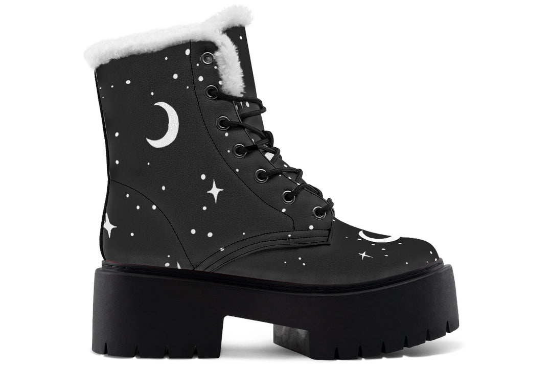 MoonDust Platform Winter Boots
