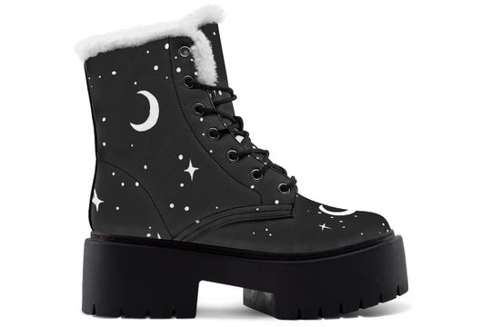 MoonDust Platform Winter Boots