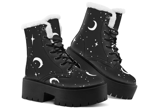 MoonDust Platform Winter Boots
