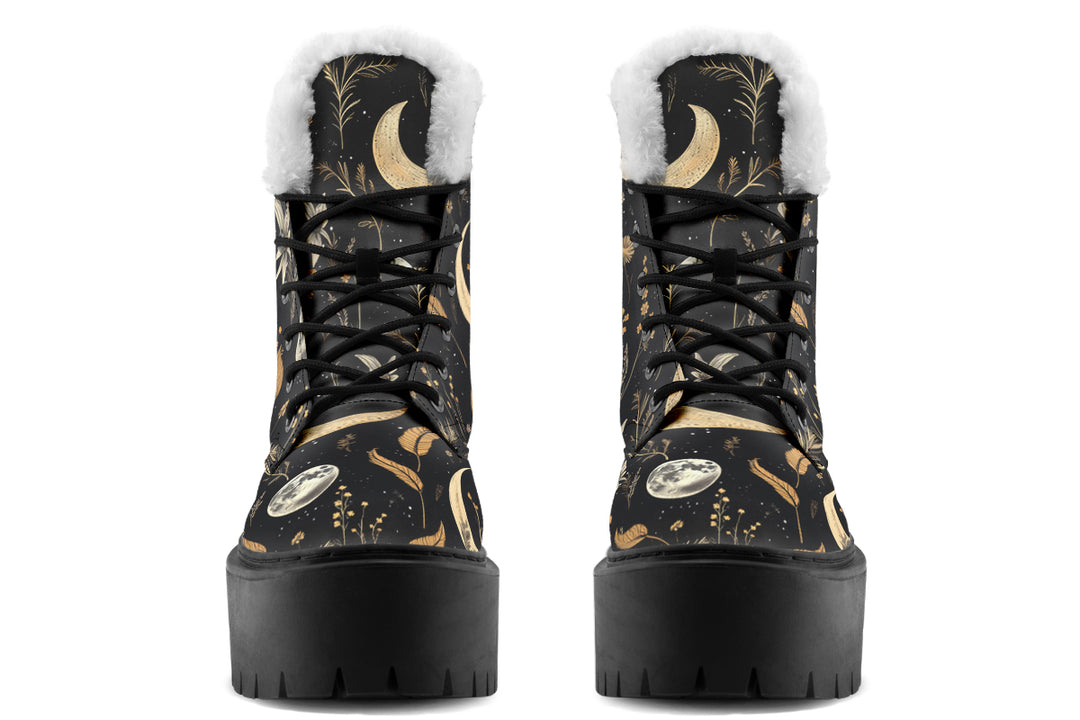 Moonlit Botanica Platform Winter Boots