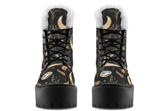 Moonlit Botanica Platform Winter Boots