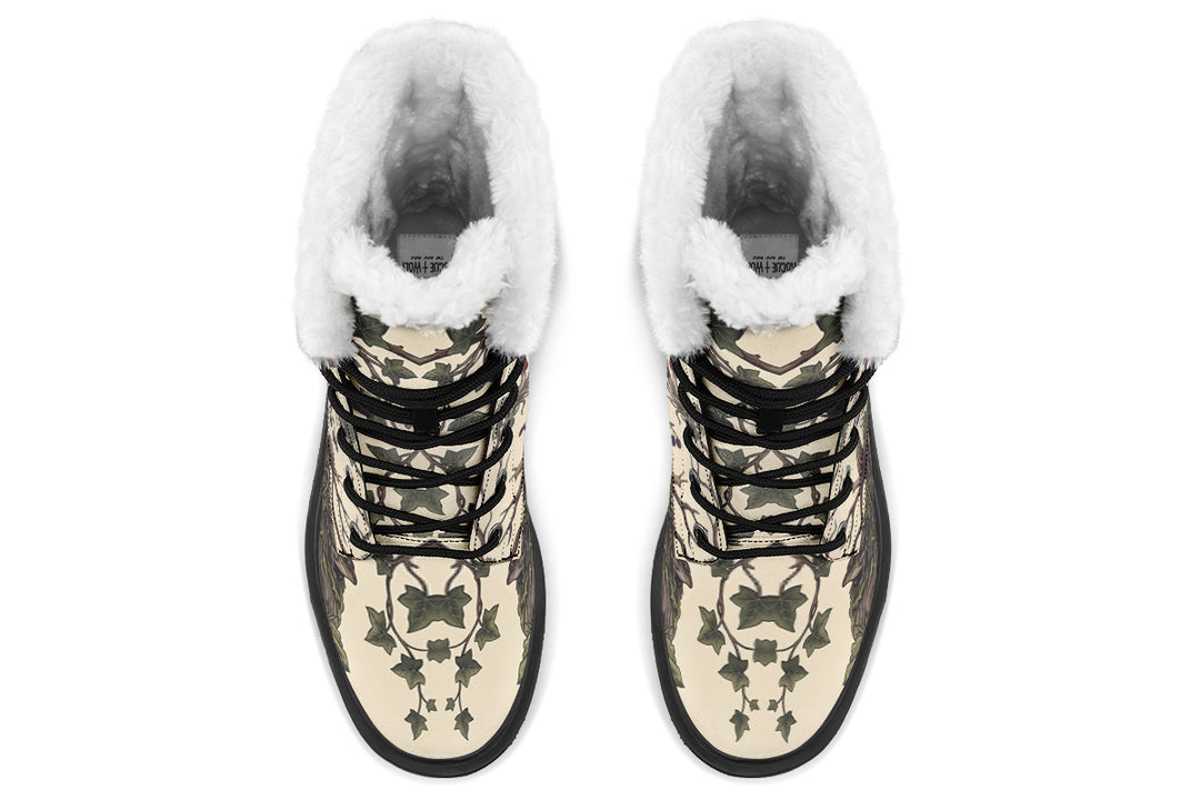 Mossy Marvel Platform Winter Boots