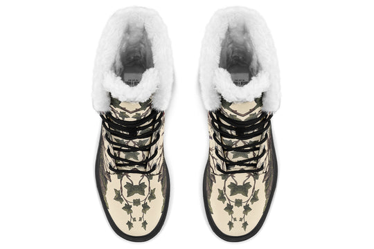 Mossy Marvel Platform Winter Boots