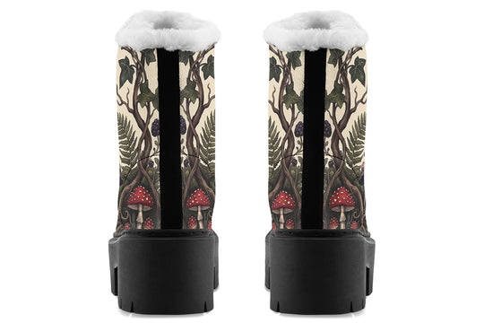 Mossy Marvel Platform Winter Boots