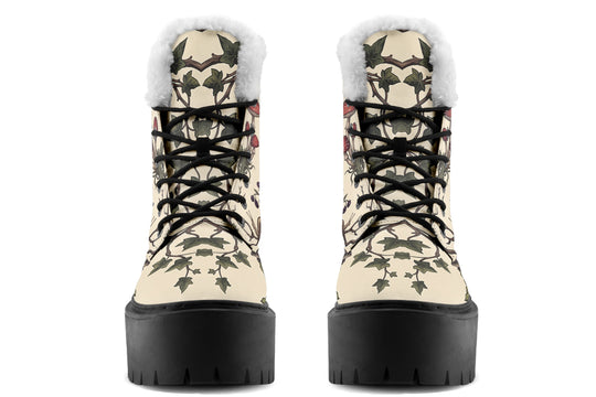 Mossy Marvel Platform Winter Boots