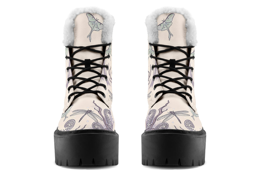Moth Glade Platform Winter Boots