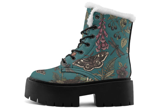 Moth Meadow Platform Winter Boots