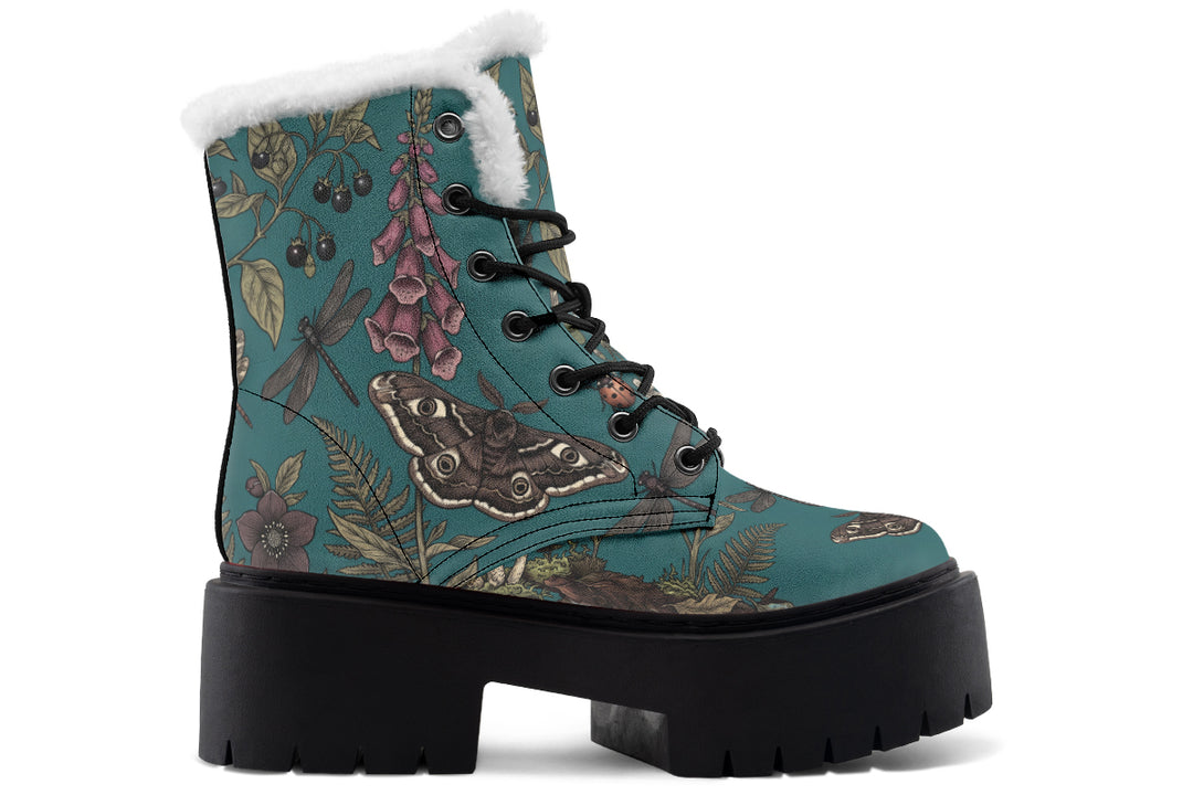 Moth Meadow Platform Winter Boots
