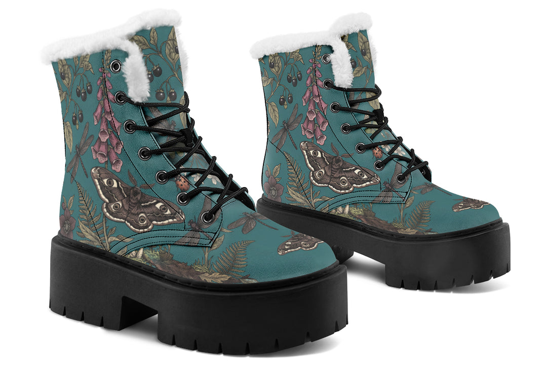 Moth Meadow Platform Winter Boots