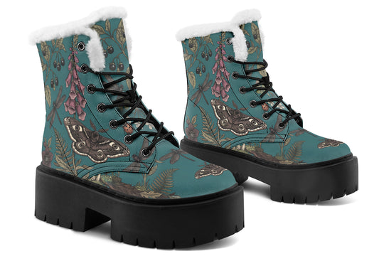 Moth Meadow Platform Winter Boots
