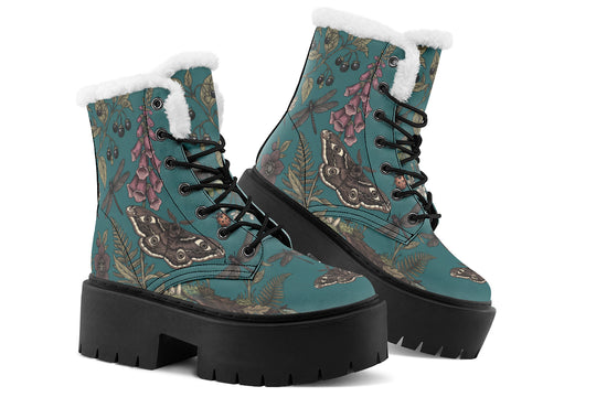 Moth Meadow Platform Winter Boots