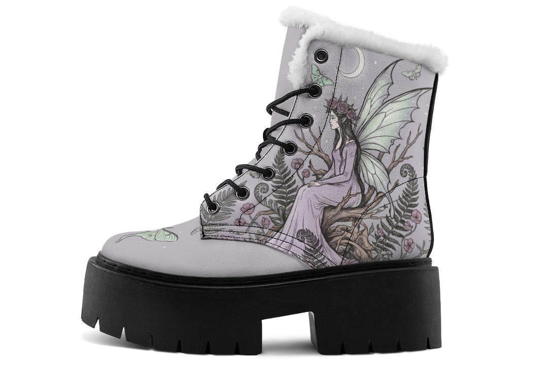 Moth Queen Platform Winter Boots