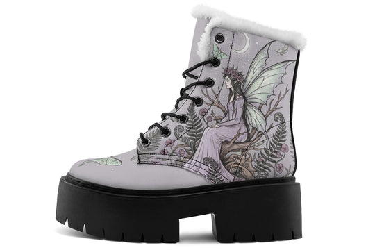 Moth Queen Platform Winter Boots