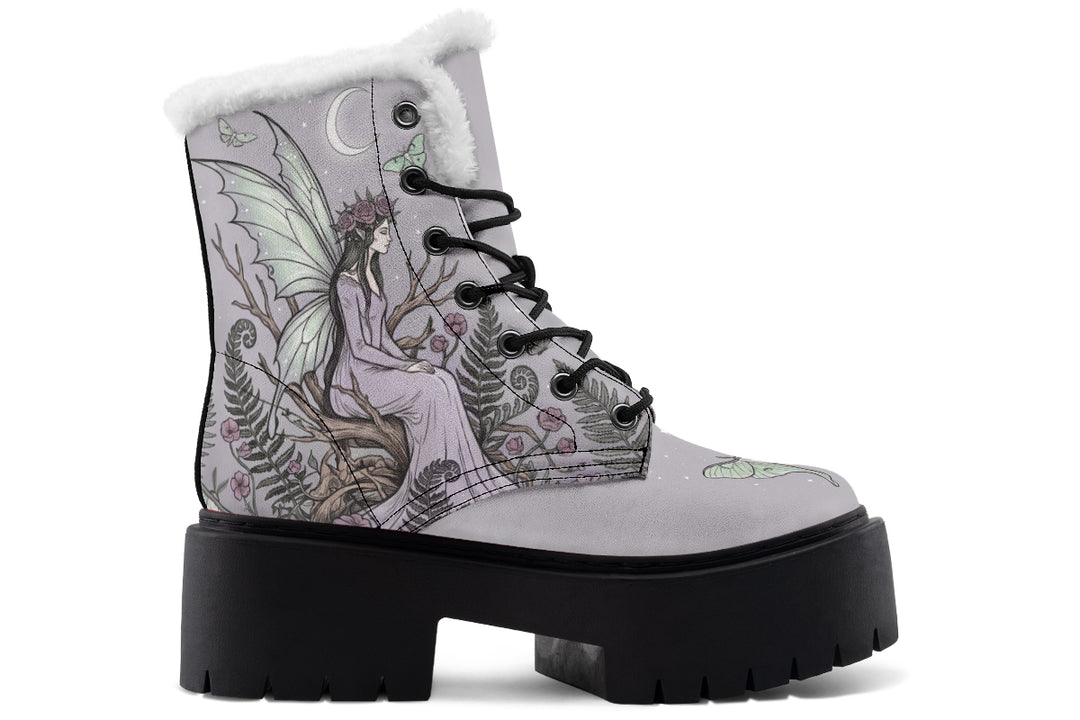 Moth Queen Platform Winter Boots