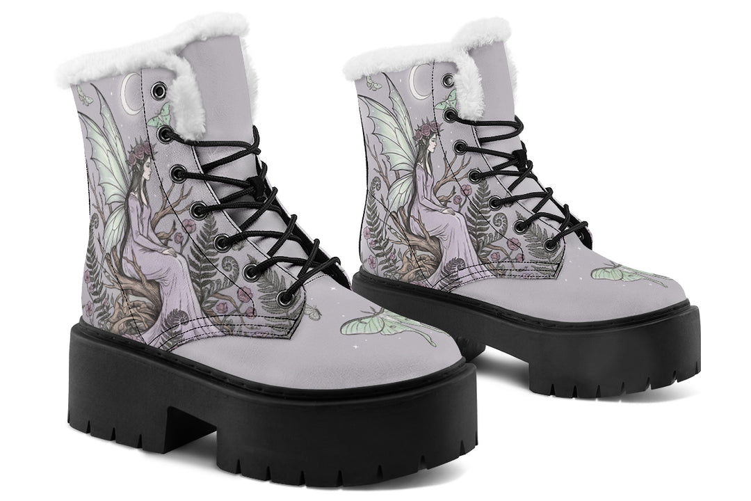 Moth Queen Platform Winter Boots