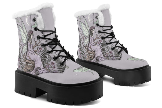 Moth Queen Platform Winter Boots