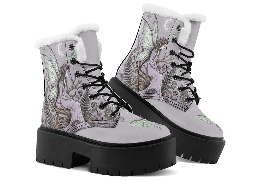 Moth Queen Platform Winter Boots