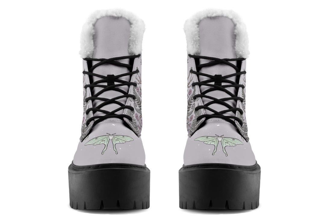 Moth Queen Platform Winter Boots