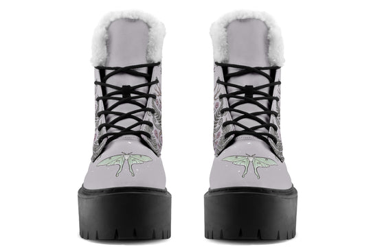 Moth Queen Platform Winter Boots