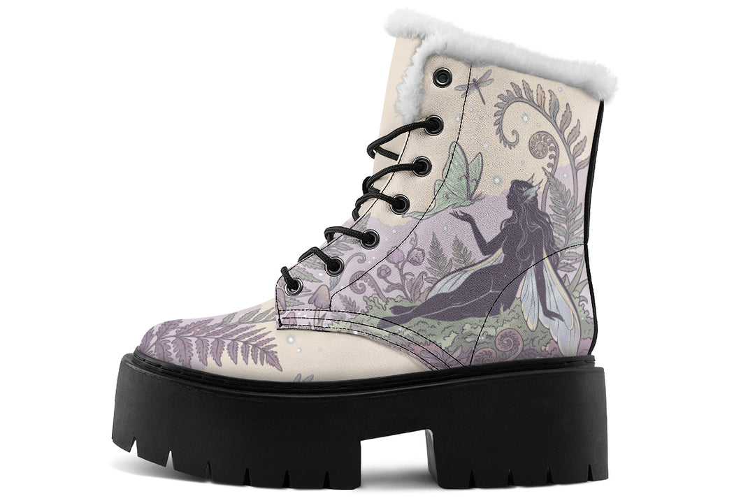 Moth Whisperer Platform Winter Boots