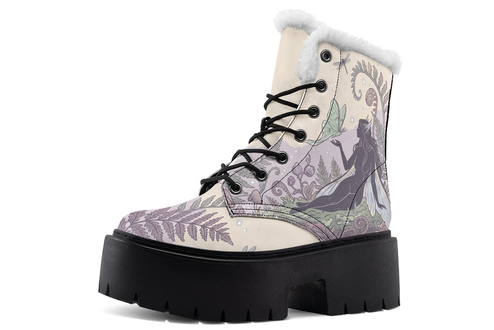 Moth Whisperer Platform Winter Boots