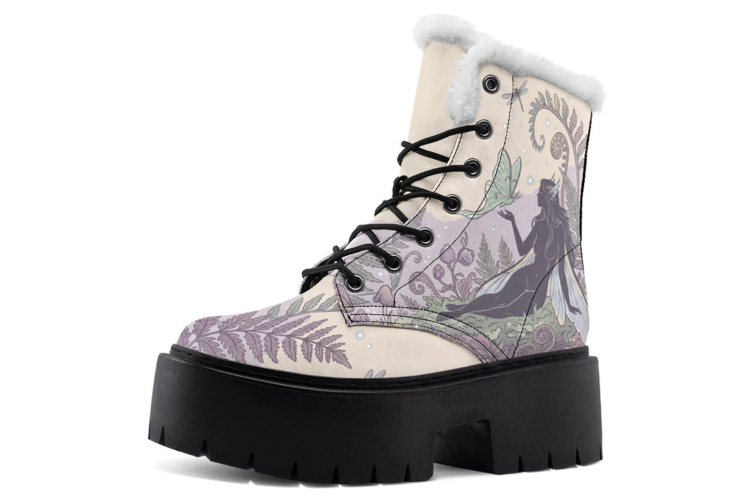 Moth Whisperer Platform Winter Boots
