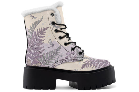 Moth Whisperer Platform Winter Boots