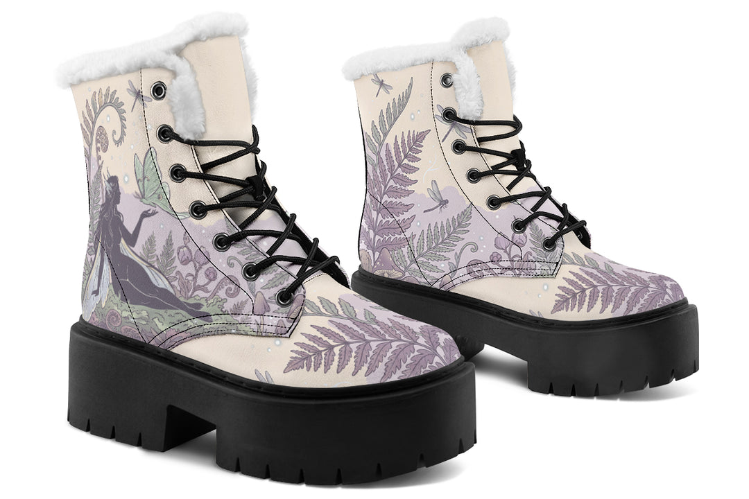 Moth Whisperer Platform Winter Boots