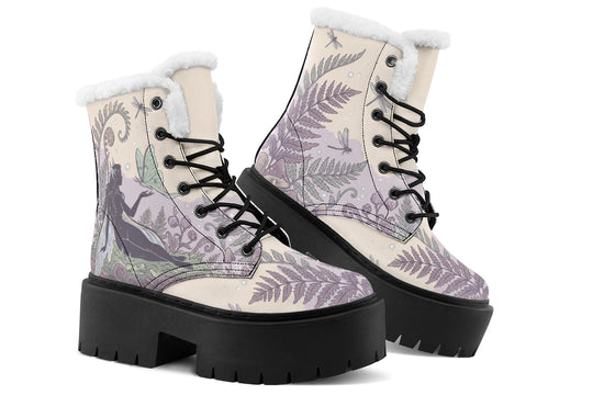 Moth Whisperer Platform Winter Boots