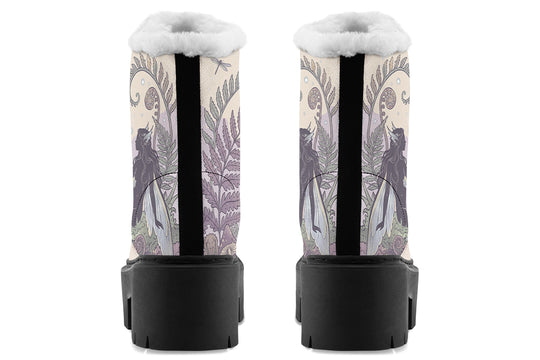 Moth Whisperer Platform Winter Boots