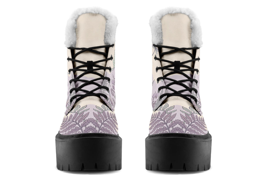 Moth Whisperer Platform Winter Boots