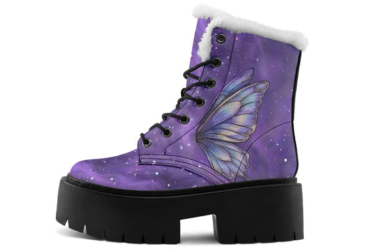 Nebula Wing Platform Winter Boots
