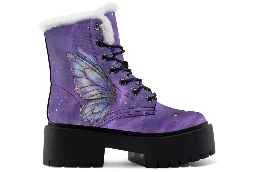 Nebula Wing Platform Winter Boots