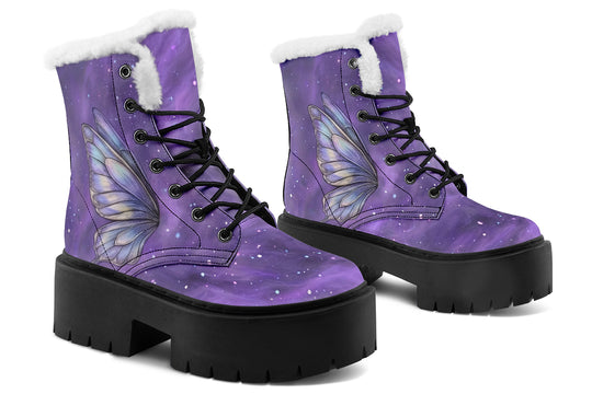 Nebula Wing Platform Winter Boots