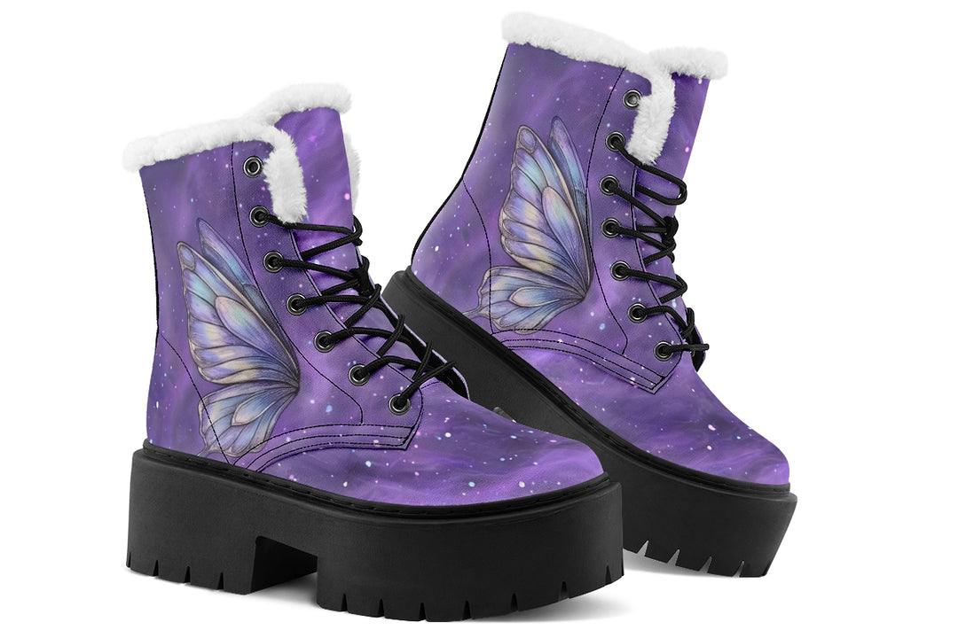 Nebula Wing Platform Winter Boots