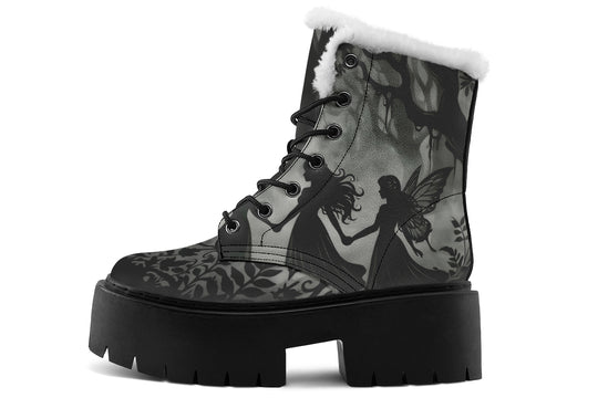 Night Dance Platform Winter Boots