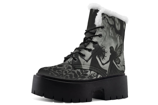 Night Dance Platform Winter Boots